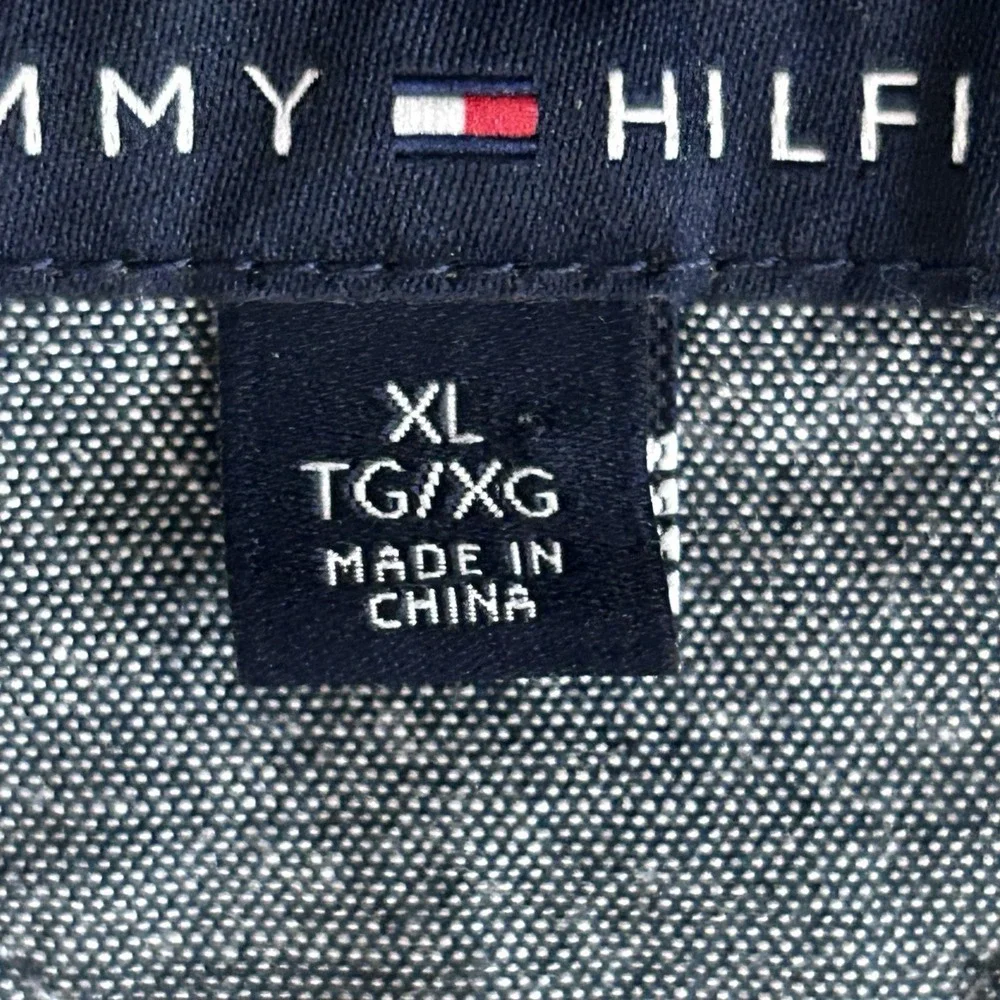 Tommy Hilfiger‎ Sweater Men's Striped Crew Neck Long Sleeve Grunge Skater XL